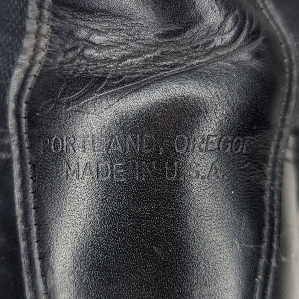 Danner Acadia boots 8" tactical black leather canvas lace up men's size 10 - Picture 7 of 8